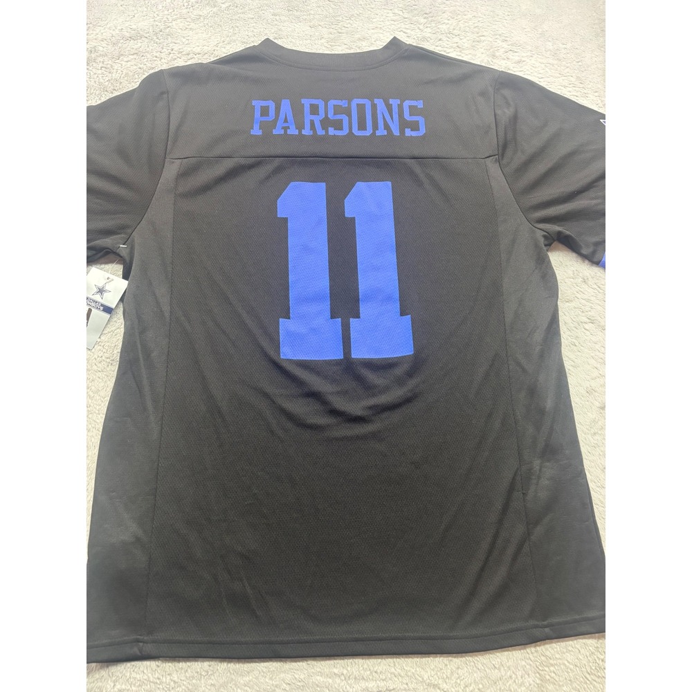 Dallas Cowboys Micah Parsons 11 Jersey NFLPA Alternate Mens Large Black Blue NEW - Picture 2 of 6
